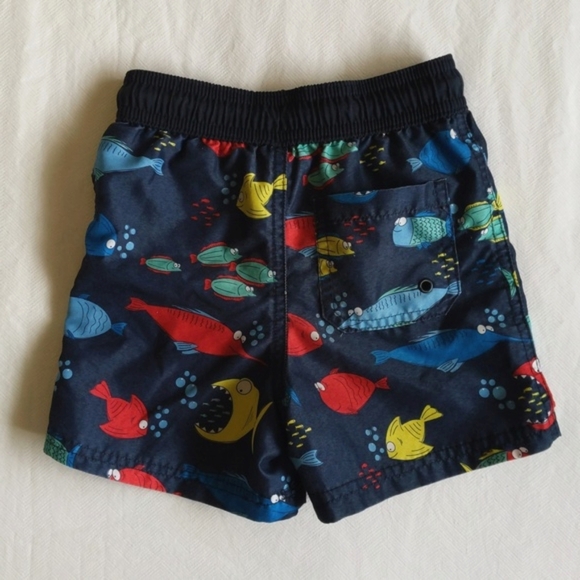 george blue fish swim trunks 2T toddler boys - Picture 5 of 7
